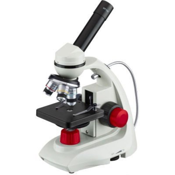 United Scope. AmScope 40X-1000X Dual Top & Bottom LED Portable Compound Microscope M170C-R